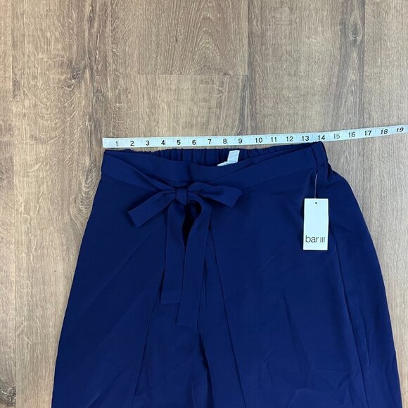 NEW Bar III Wide-Leg Tie-Front Casual Pants Sz L - Picture 5 of 12